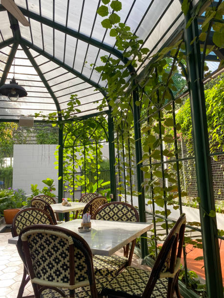 istock Coffee Shop outdoor decoration. 1487933461