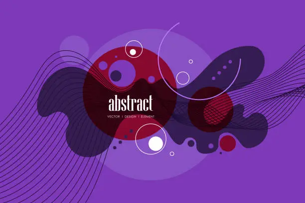 Vector illustration of Abstract smooth wave motion background
