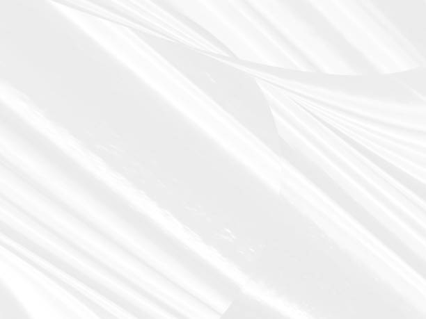 istock soft abstract fashion light fabric smooth curve shape decorative modern white background 1487963545
