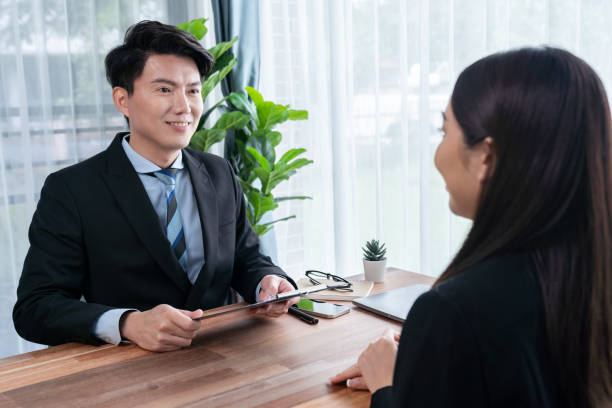 istock Businessman review agreement document before signing contract. Jubilant 1487975251