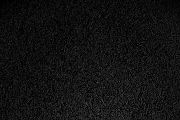 istock Black wall close up. Abstract background of painted black wall. 1487976458