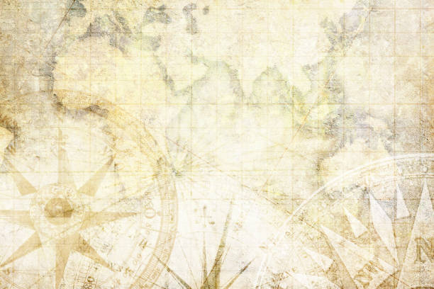 istock Compasses On A Map Of Southern Hemisphere 1487976740