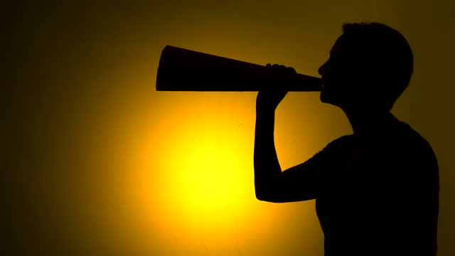 Woman with Megaphone