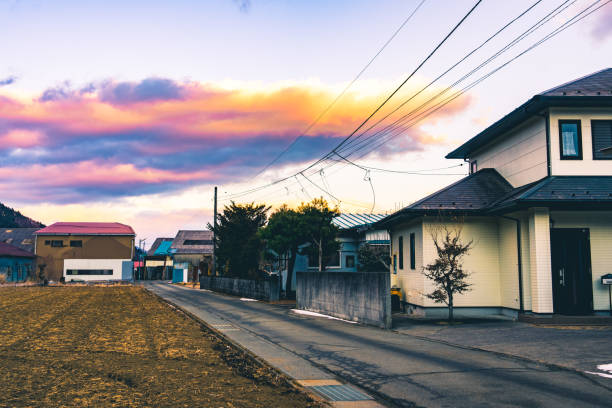 istock View from Japanese countryside town 1487983575