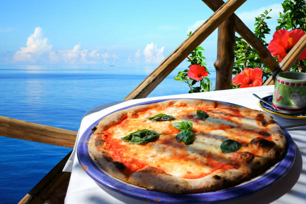 Sea view pizzeria, Amalfi coast