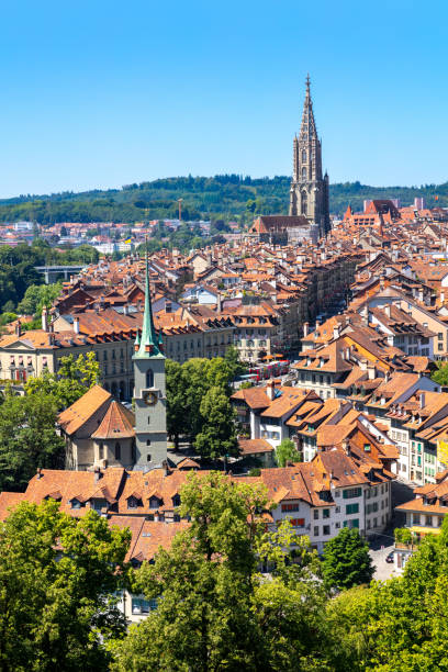 istock Panoramic view of Bern, City landscape, Switzerland 1487993776
