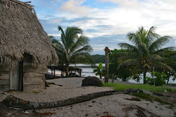 istock Fisherman's Hut in a Garifuna Village 1487994743