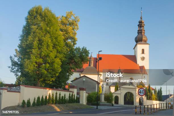 Poland Upper Silesia Gliwice Labedy Assumption Of Mary Church Stock Photo - Download Image Now