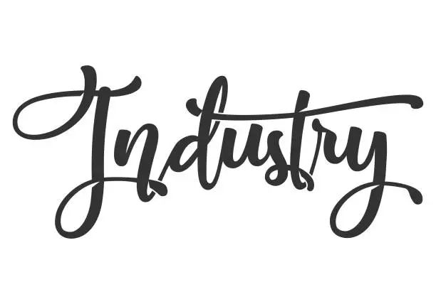 Vector illustration of Industryl Logo Sign Design .