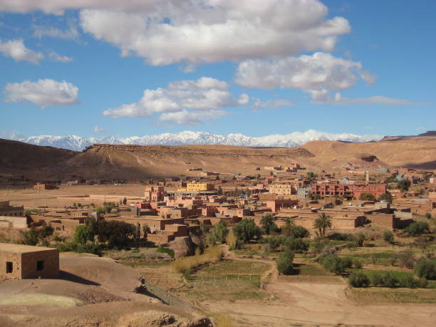 istock Ouazazate in winter 1488005411