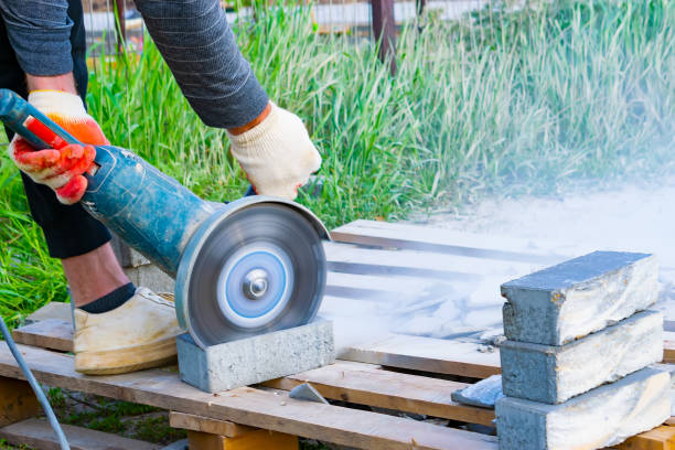 istock the process of sawing paving slabs by a worker 1488005472