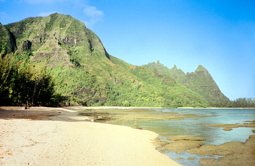 Hawaii Beach Coastline Film Photograph