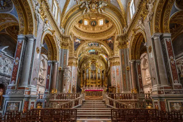 The abbey of Montecassino is a Benedictine monastery located on the top of Montecassino, in Lazio. It is the oldest monastery in Italy together with the monastery of Santa Scolastica.