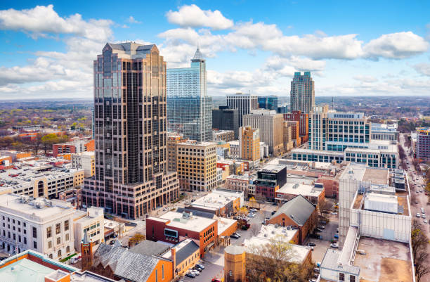 Raleigh, North Carolina skyline stock photo