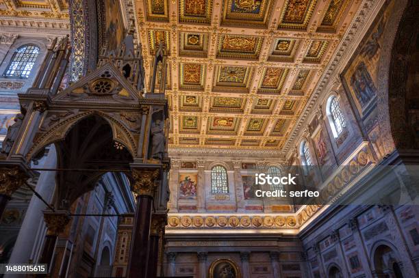 Roma The Papal Basilica Of Saint Paul Outside The Walls Stock Photo - Download Image Now