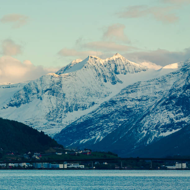 istock Evening atmospheric landscape in mountains. Norway. Dusk 1488015870