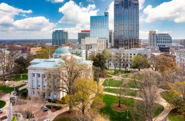 istock North Carolina State Capitol and Raleigh skyline 1488019063