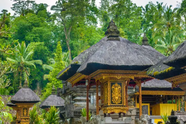 Photo of Tirta Empul (Holy Spring) temple, 10th century, Tampaksiring, Bali, Indonesia.