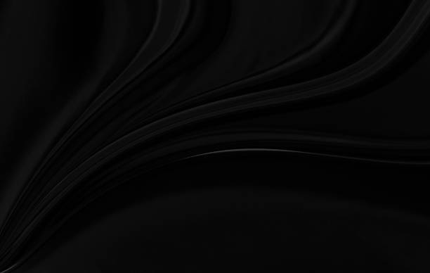 istock Black gray satin dark fabric texture luxurious shiny that is abstract silk cloth background with patterns soft waves blur beautiful. 1488036067