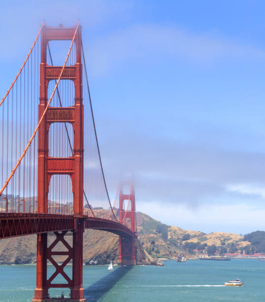 istock Golden Gate Bridge in fog, San Francisco 1488037548