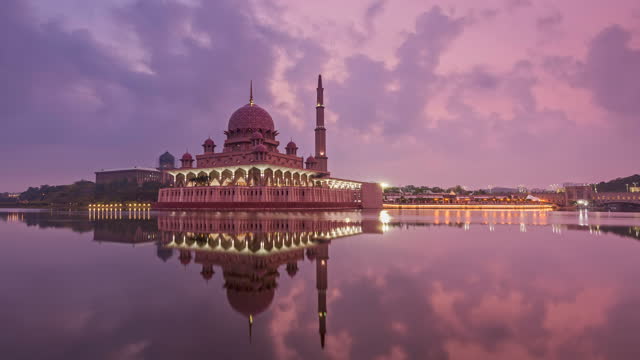 Sunrise at Iron Mosque, Putrajaya