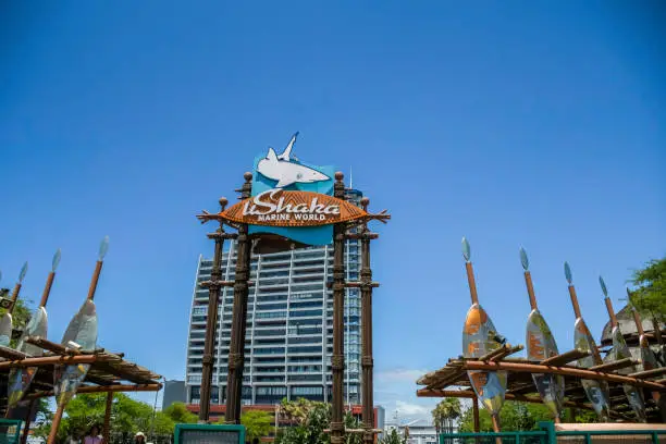 Photo of Ushaka marine world entrance in Durban, biggest attraction in Kwazulu natal