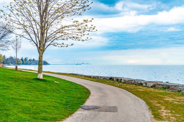 Sprintime view of Oakville town in Halton Region, Ontario, Canada.