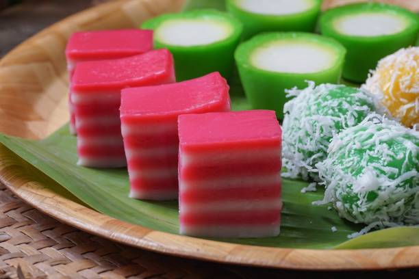 istock Sweet dessert Kuih Lapis 1488052558