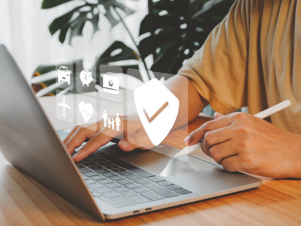 istock shield with check mark buy insurance online 1488057292