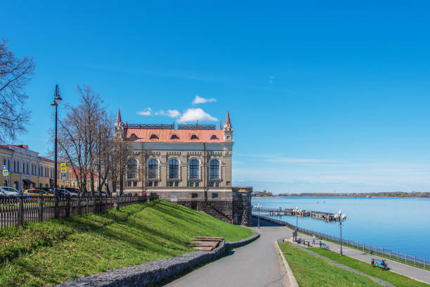 istock Ancient building on the river embankment. 1488062626