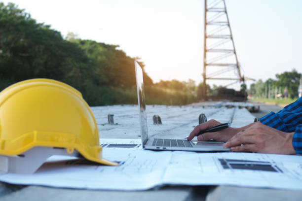 istock The actual work area of the contractor before piling 1488073314