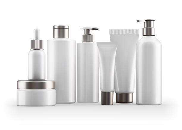 istock Cosmetics products packaging mockup on white background 1488075680