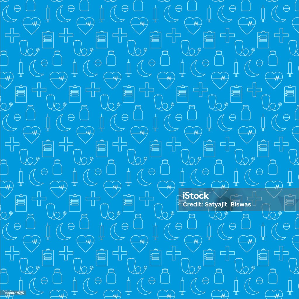 Medical Pattern Vector Seamless Vector Medical Pattern Stock Illustration - Download Image Now ...