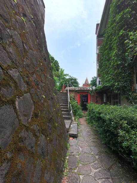 istock The front of the temple at Tamsui district 1488081708