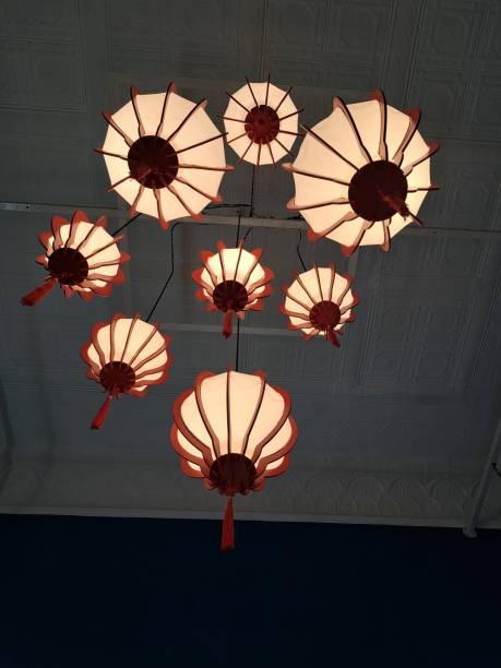 istock Chinese lantern lamp decoration 1488082332