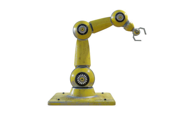 istock 3D Illustration , Mechanical hand on transparent background 1488083937