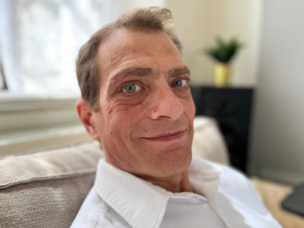 istock Portrait of Man relaxing 1488093323