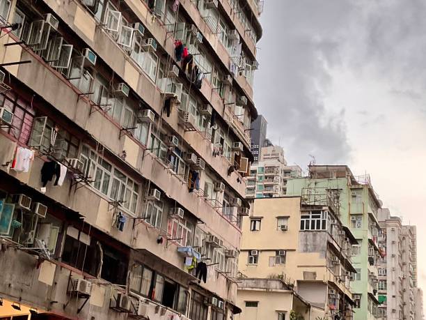 istock Pastel Colored Old Hong Kong Buildings 1488103764