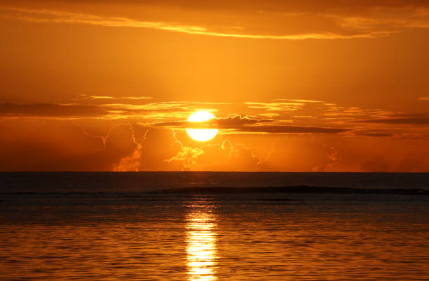 istock Sunset at Albion, Mauritius, Indian Ocean, Africa 1488107589