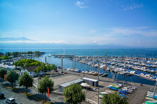 Port of Ouchy, Lausanne, Switzerland