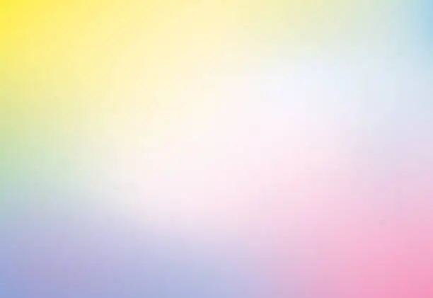 Vector illustration of Abstract defocused background. Pastel colored. Spectrum.