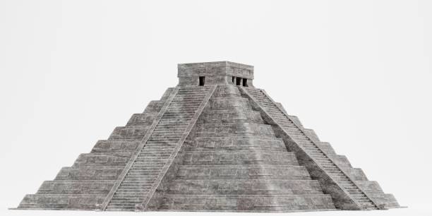 istock Realistic 3D Render of Mayan Pyramid 1488117095
