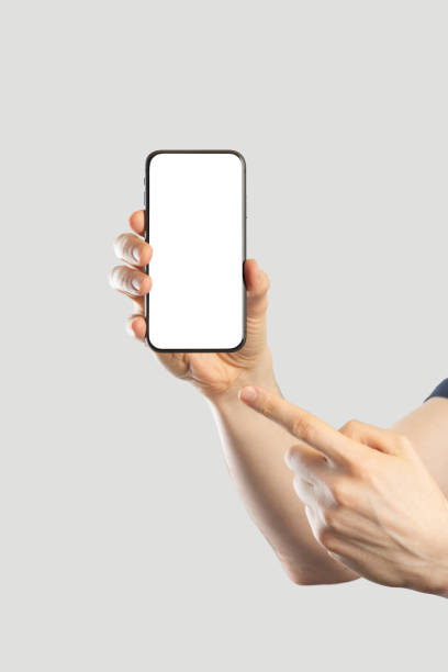 istock Smartphone in male hands close up 1488121734