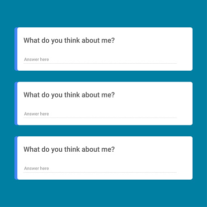 Question And Answer Box Interface Stock Illustration - Download Image ...