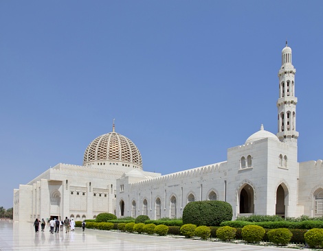 Muhammed Al Ameen Mosque at day. Muscat. Sultanate of Oman