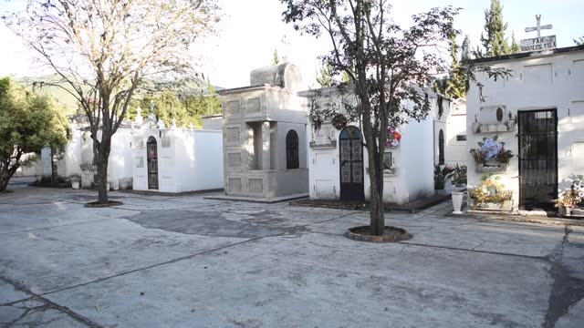 Cemetery in Antigua, Guatemala.
