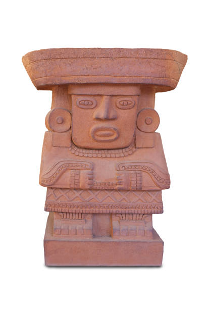 istock Mayans civilization souvenirs, terracotta replicas 1488132025