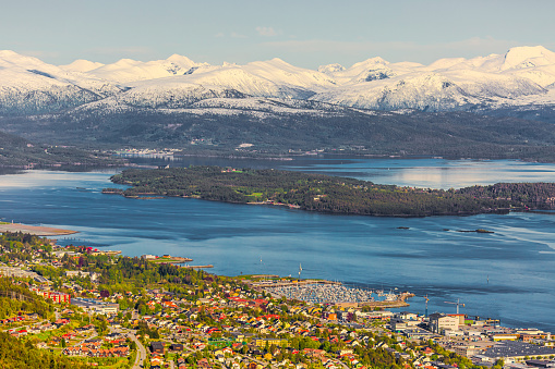 Lillehammer town. Norway. Norwegian Sea