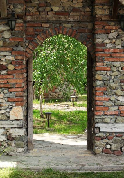 istock Entrance made of bricks 1488137521