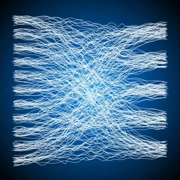 Vector illustration of 11 random signals sorted into five groups